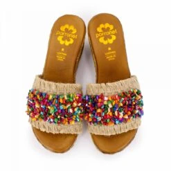 Mules Compensees Colores Fi2848 T36-41 Femme PORRONET -Dockers by Gerli Soldes Magasin mules compensees colores fi2848 t36 41 2