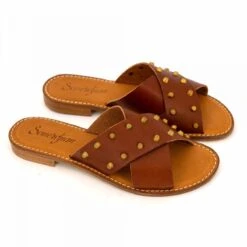 Mules Cuir Léger Paola Femme SEMERDJIAN -Dockers by Gerli Soldes Magasin mules cuir leger paola femme semerdjian 1