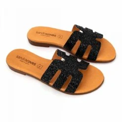 Mules Cuir Paillettes Femme SANDRACOVES -Dockers by Gerli Soldes Magasin mules cuir paillettes femme sandracoves 2