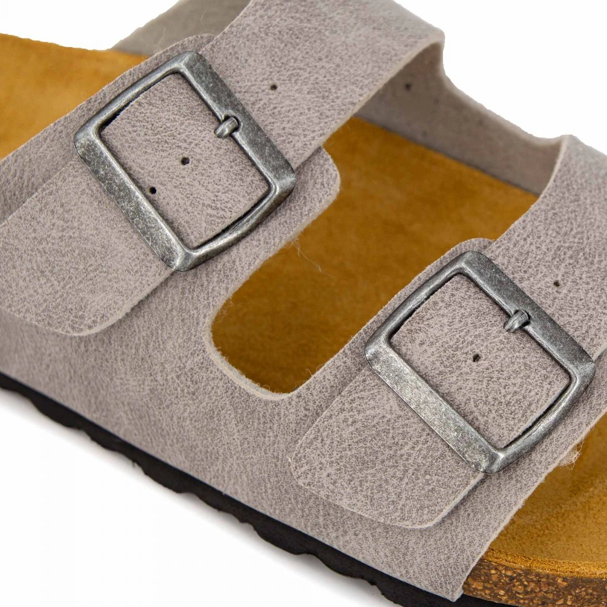 Mules Cuir Toile Légère Double Bride Homme WHY LAND 14 Mules Cuir Toile Légère Double Bride Homme WHY LAND – Image 12