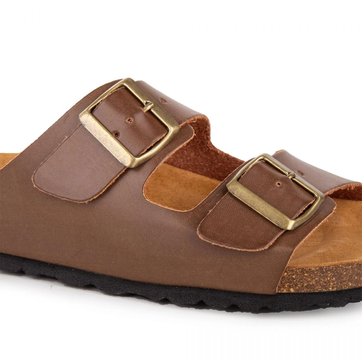 Mules Cuir Toile Légère Double Bride Homme WHY LAND 16 Mules Cuir Toile Légère Double Bride Homme WHY LAND – Image 14