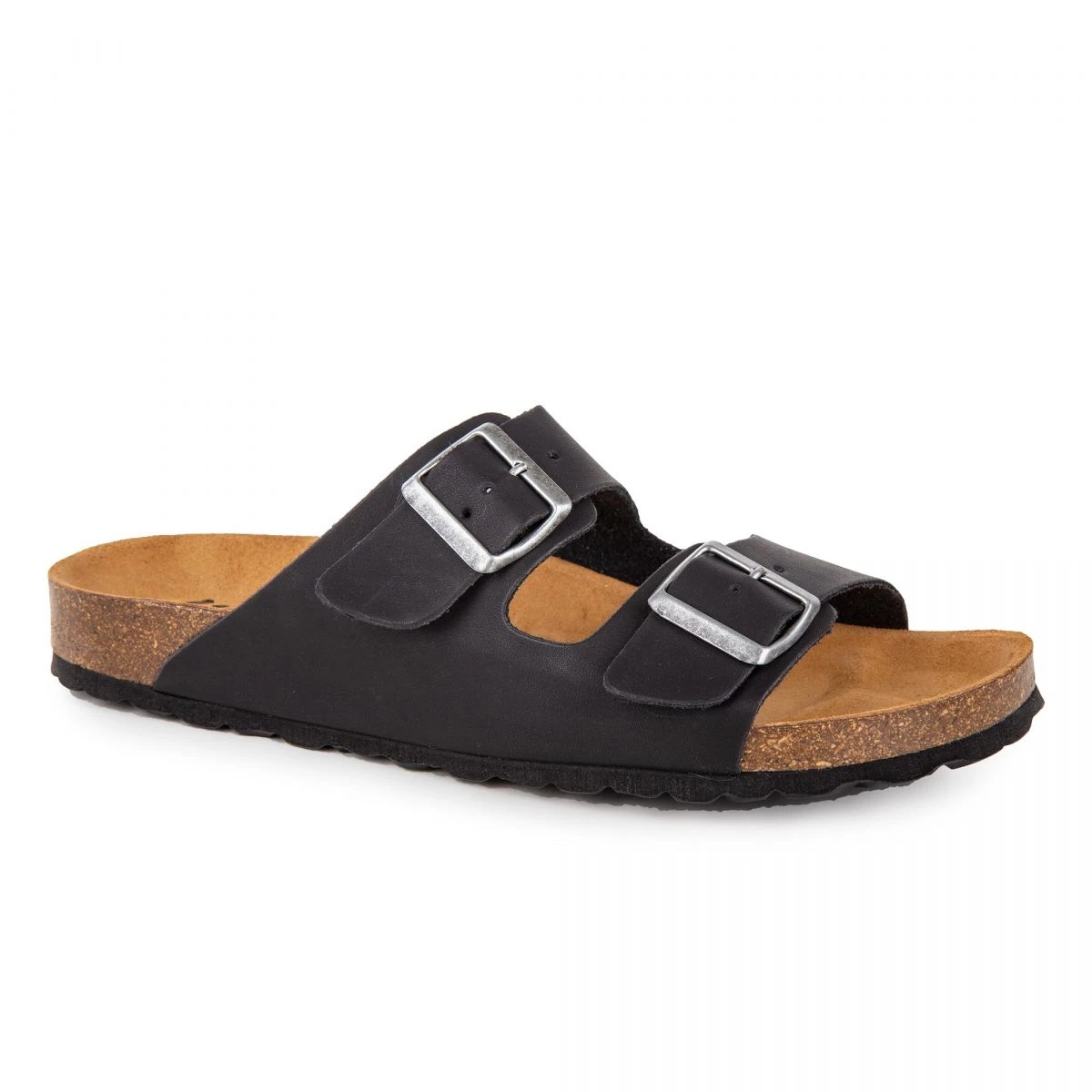 Mules Cuir Toile Légère Double Bride Homme WHY LAND 7 Mules Cuir Toile Légère Double Bride Homme WHY LAND – Image 5