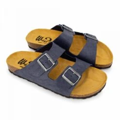 Mules Cuir Toile Légère Double Bride Homme WHY LAND 26 Mules Cuir Toile Légère Double Bride Homme WHY LAND -Dockers by Gerli Soldes Magasin mules cuir toile legere double bride homme why land 5