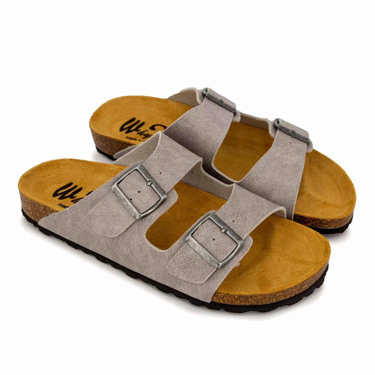 Mules Cuir Toile Légère Double Bride Homme WHY LAND 9 Mules Cuir Toile Légère Double Bride Homme WHY LAND – Image 7