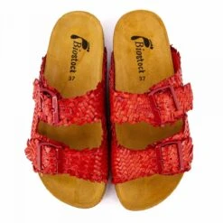 Mules Double Bride Avec Boucle Effet Tressé Femme BIOSTOCK -Dockers by Gerli Soldes Magasin mules double bride avec boucle effet tresse femme biostock 10