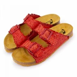 Mules Double Bride Avec Boucle Effet Tressé Femme BIOSTOCK -Dockers by Gerli Soldes Magasin mules double bride avec boucle effet tresse femme biostock 14