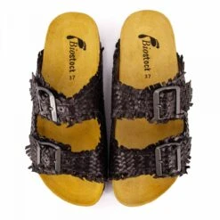 Mules Double Bride Avec Boucle Effet Tressé Femme BIOSTOCK -Dockers by Gerli Soldes Magasin mules double bride avec boucle effet tresse femme biostock 8