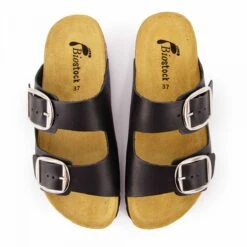 Mules Double Bride Noire Avec Boucle Vach Femme BIOSTOCK 9 Mules Double Bride Noire Avec Boucle Vach Femme BIOSTOCK -Dockers by Gerli Soldes Magasin mules double bride noire avec boucle vach femme biostock 2