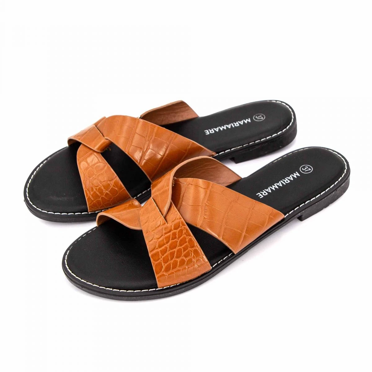 Mules Plates à Brides Croisées Femme MARIAMARE 20 Mules Plates à Brides Croisées Femme MARIAMARE – Image 18