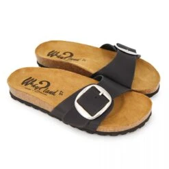 Mules Plates Grainé Boucle Femme WHY LAND 13 Mules Plates Grainé Boucle Femme WHY LAND -Dockers by Gerli Soldes Magasin mules plates graine boucle femme why land 2