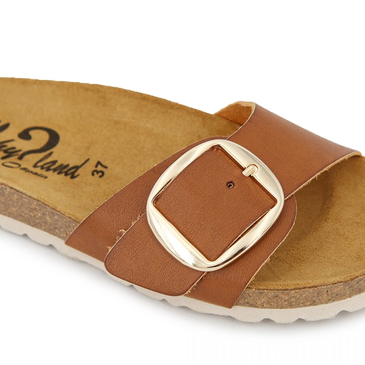 Mules Plates Grainé Boucle Femme WHY LAND 8 Mules Plates Grainé Boucle Femme WHY LAND – Image 6