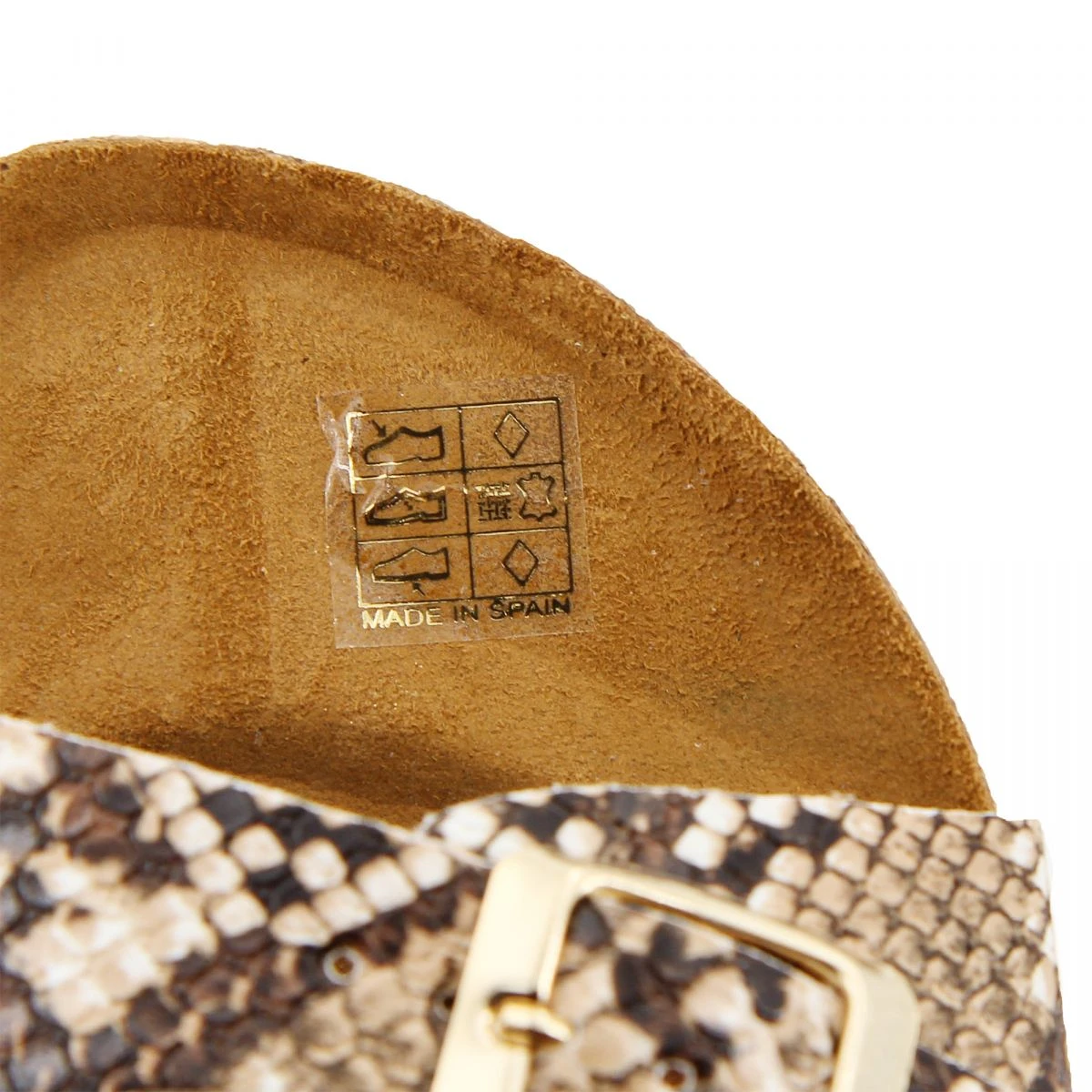 Mules Plates Python Boucle Femme WHY LAND 7 Mules Plates Python Boucle Femme WHY LAND – Image 5