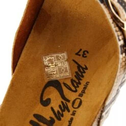 Mules Plates Python Double Boucle Femme WHY LAND -Dockers by Gerli Soldes Magasin mules plates python double boucle femme why land 4