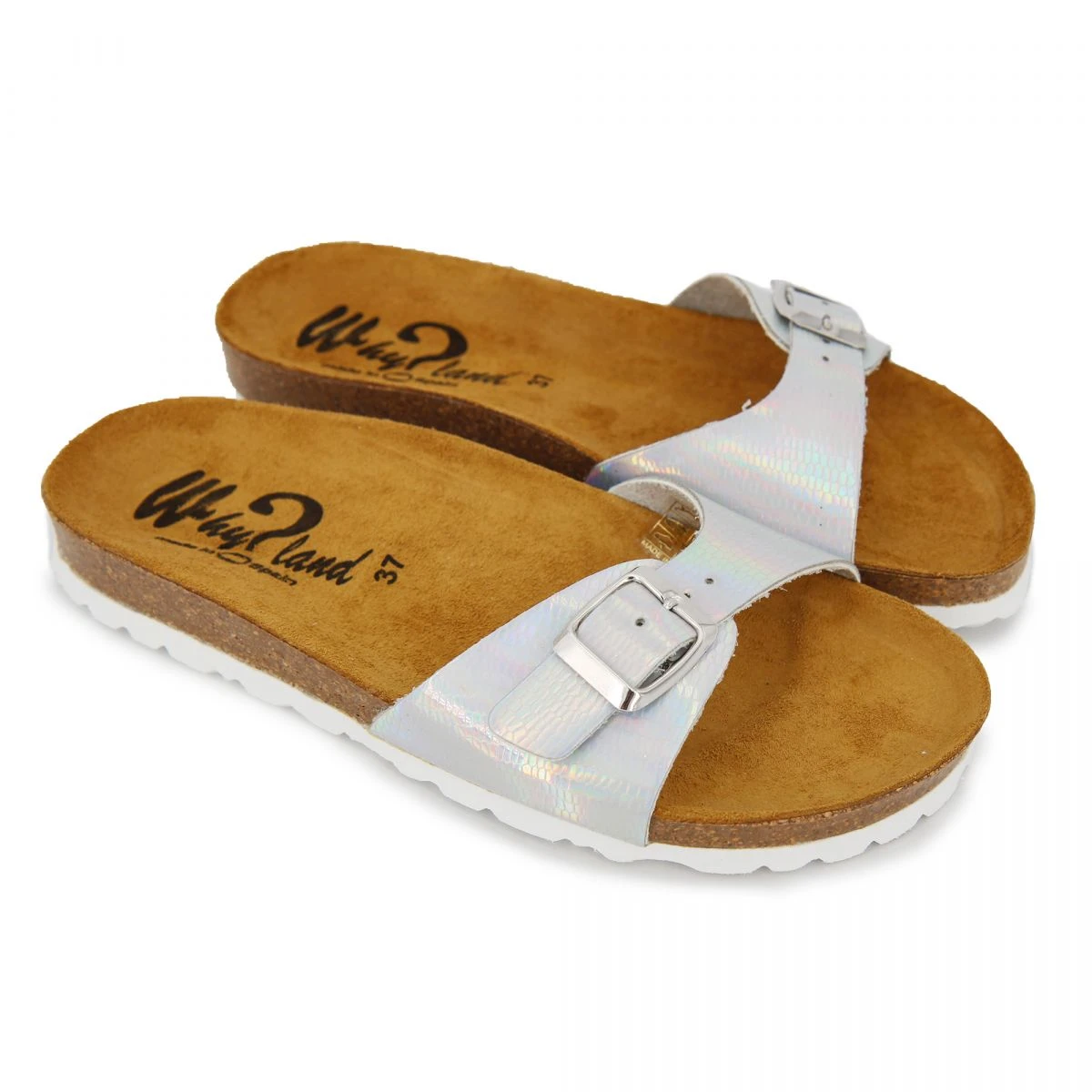 Mules Plates Serpent Boucle Femme WHY LAND 5 Mules Plates Serpent Boucle Femme WHY LAND – Image 3