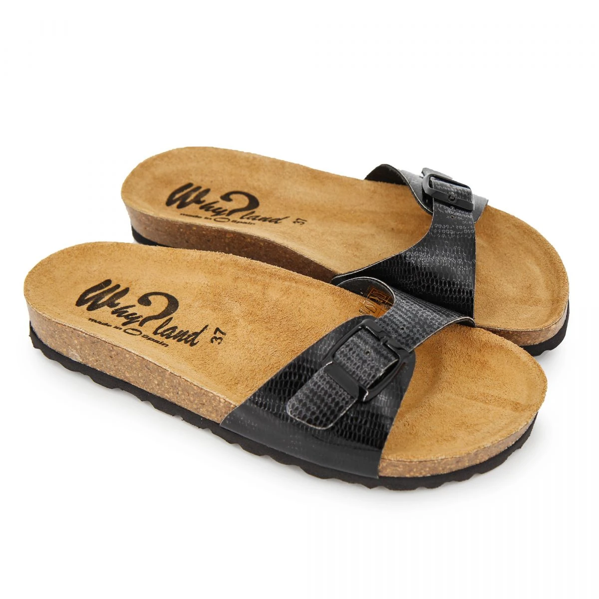 Mules Plates Serpent Boucle Femme WHY LAND 6 Mules Plates Serpent Boucle Femme WHY LAND – Image 4