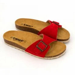 Mules Rojo 8701 Serraje Femme EMMA -Dockers by Gerli Soldes Magasin mules rojo 8701 serraje 2