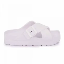 Mules Semelle épaisse Crantée Et Double Bride Croisée Femme LOVETT