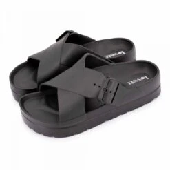 Mules Semelle épaisse Crantée Et Double Bride Croisée Femme LOVETT -Dockers by Gerli Soldes Magasin mules semelle epaisse crantee et double bride croisee femme lovett 7