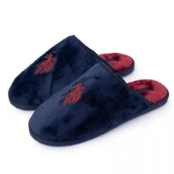 Pantoufles En Fausse Fourrure Avec Grand Logo Brodé Homme US POLO -Dockers by Gerli Soldes Magasin pantoufles en fausse fourrure avec grand logo brode homme us polo 8