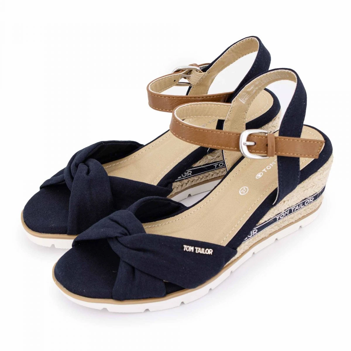 Sandale Compensee Navy 5390407 T36-41 Femme TOM TAILOR 6 Sandale Compensee Navy 5390407 T36-41 Femme TOM TAILOR – Image 4