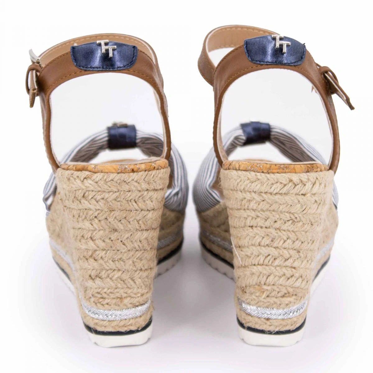 Sandale Compensee Navy/argent 5390211 T36-41 Femme TOM TAILOR 7 Sandale Compensee Navy/argent 5390211 T36-41 Femme TOM TAILOR – Image 5