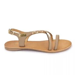 Sandale Hanano Taupe-or 0000475-t61- T36-41 Femme LES TROPEZIENNES PAR M.BELARBI