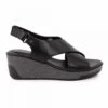 Sandale Noir Monica - Ss22 - 04 T36-41 Femme PIERRE CARDIN -Dockers by Gerli Soldes Magasin sandale noir monica ss22 04 t36 41