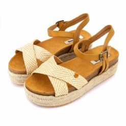 Sandale Plateforme 50503 Tan T36-41 Femme MTNG -Dockers by Gerli Soldes Magasin sandale plateforme 50503 tan t36 41 3