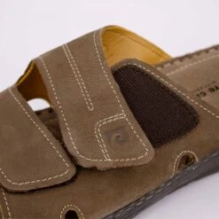 Sandale V-325-ss22-124 Cuir Marron Floter 1945 T40-46 Homme PIERRE CARDIN -Dockers by Gerli Soldes Magasin sandale v 325 ss22 124 cuir marron floter 1945 t40 46 3