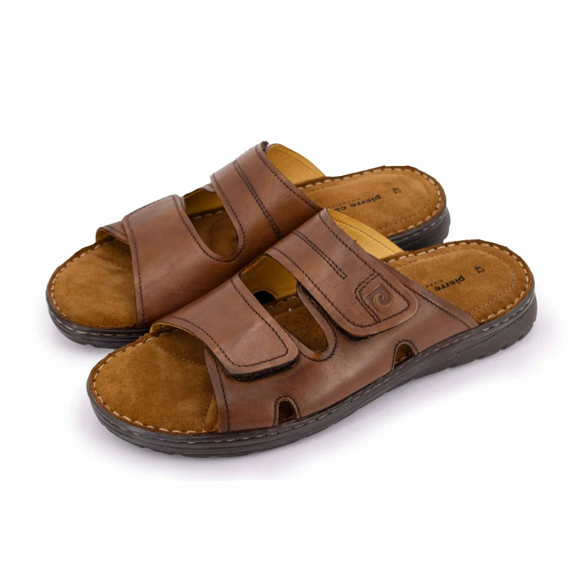 Sandale V-325-ss22-124 Cuir Marron Wilex 74 T40-46 Homme PIERRE CARDIN 6 Sandale V-325-ss22-124 Cuir Marron Wilex 74 T40-46 Homme PIERRE CARDIN – Image 4