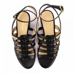 Sandales à Talon à Brides Lagoa Noire Cuir Femme LES TROPEZIENNES PAR M.BELARBI -Dockers by Gerli Soldes Magasin sandales a talon a brides lagoa noire cuir femme les tropeziennes par mbelarbi 4