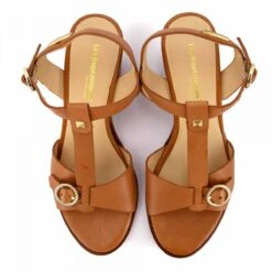 Sandales à Talon Avec Boucle Dorée Lokwood Cuir Femme LES TROPEZIENNES PAR M.BELARBI -Dockers by Gerli Soldes Magasin sandales a talon avec boucle doree lokwood cuir femme les tropeziennes par mbelarbi 4