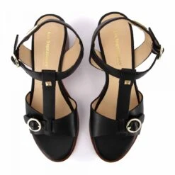 Sandales à Talon Avec Boucle Dorée Lokwood Cuir Femme LES TROPEZIENNES PAR M.BELARBI -Dockers by Gerli Soldes Magasin sandales a talon avec boucle doree lokwood cuir femme les tropeziennes par mbelarbi 5