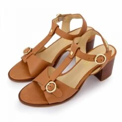Sandales à Talon Avec Boucle Dorée Lokwood Cuir Femme LES TROPEZIENNES PAR M.BELARBI -Dockers by Gerli Soldes Magasin sandales a talon avec boucle doree lokwood cuir femme les tropeziennes par mbelarbi 7