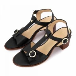 Sandales à Talon Avec Boucle Dorée Lokwood Cuir Femme LES TROPEZIENNES PAR M.BELARBI -Dockers by Gerli Soldes Magasin sandales a talon avec boucle doree lokwood cuir femme les tropeziennes par mbelarbi 8