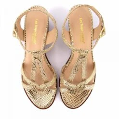Sandales à Talons Or Imprimé Serpent Lila Femme LES TROPEZIENNES PAR M.BELARBI -Dockers by Gerli Soldes Magasin sandales a talons or imprime serpent lila femme les tropeziennes par mbelarbi 2
