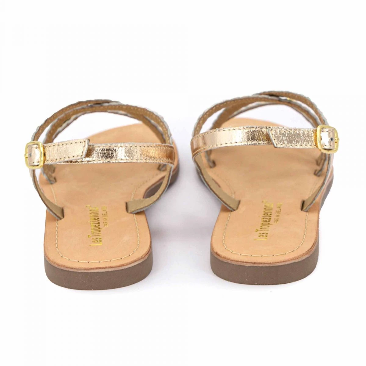 Sandales Brides Tressées Or Diams Femme LES TROPEZIENNES PAR M.BELARBI 13 Sandales Brides Tressées Or Diams Femme LES TROPEZIENNES PAR M.BELARBI – Image 11