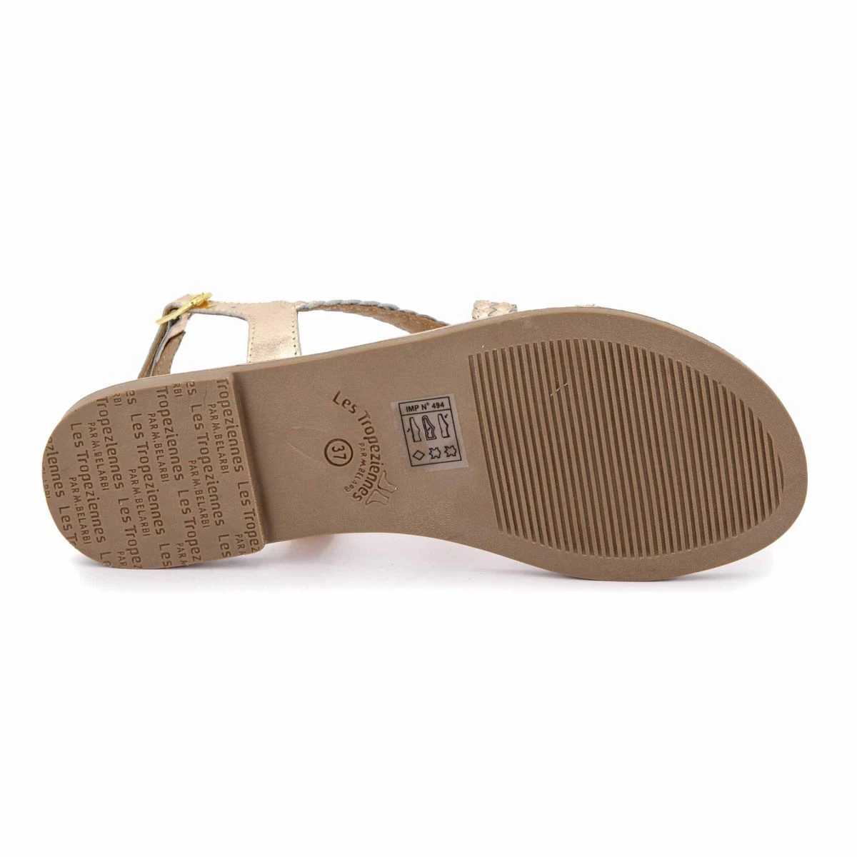 Sandales Brides Tressées Or Diams Femme LES TROPEZIENNES PAR M.BELARBI 15 Sandales Brides Tressées Or Diams Femme LES TROPEZIENNES PAR M.BELARBI – Image 13