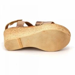 Sandales Compensees Combi Taupe Em 20317 Femme EMMA -Dockers by Gerli Soldes Magasin sandales compensees combi taupe em 20317 3