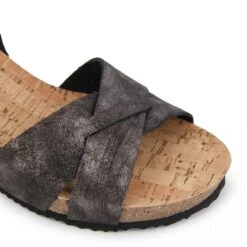 Sandales Compensées Effet Vieilli Boucle Femme WHY LAND 10 Sandales Compensées Effet Vieilli Boucle Femme WHY LAND -Dockers by Gerli Soldes Magasin sandales compensees effet vieilli boucle femme why land 2