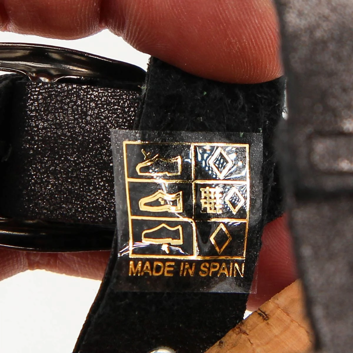 Sandales Compensées Effet Vieilli Boucle Femme WHY LAND 8 Sandales Compensées Effet Vieilli Boucle Femme WHY LAND – Image 6