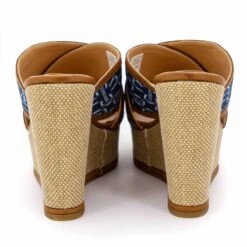 Sandales Compensees Jeans Aylin 003w Femme US POLO -Dockers by Gerli Soldes Magasin sandales compensees jeans aylin 003w 4