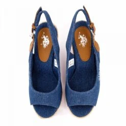 Sandales Compensees Jeans Aylin 005w Femme US POLO -Dockers by Gerli Soldes Magasin sandales compensees jeans aylin 005w 2