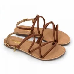 Sandales Croisées Cuir Léger Dukaz Femme LES TROPEZIENNES PAR M.BELARBI -Dockers by Gerli Soldes Magasin sandales croisees cuir leger dukaz femme les tropeziennes par mbelarbi 2