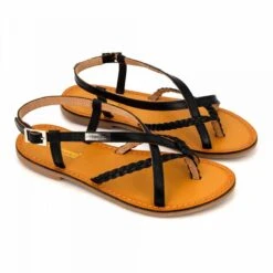 Sandales Croisées Tressées Cuir Léger Chou Femme LES TROPEZIENNES PAR M.BELARBI -Dockers by Gerli Soldes Magasin sandales croisees tressees cuir leger chou femme les tropeziennes par mbelarbi 3