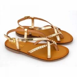 Sandales Croisées Tressées Cuir Léger Chou Femme LES TROPEZIENNES PAR M.BELARBI -Dockers by Gerli Soldes Magasin sandales croisees tressees cuir leger chou femme les tropeziennes par mbelarbi 5