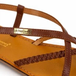 Sandales Croisées Tressées Cuir Léger Chou Femme LES TROPEZIENNES PAR M.BELARBI -Dockers by Gerli Soldes Magasin sandales croisees tressees cuir leger chou femme les tropeziennes par mbelarbi 7