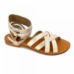 Sandales Cuir En Daim Emma Femme SEMERDJIAN