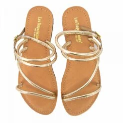 Sandales Cuir Léger Imprimé Distak Femme LES TROPEZIENNES PAR M.BELARBI -Dockers by Gerli Soldes Magasin sandales cuir leger imprime distak femme les tropeziennes par mbelarbi 12