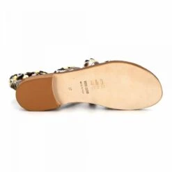 Sandales Cuir Léger Imprimé Léopard Betta Femme SEMERDJIAN -Dockers by Gerli Soldes Magasin sandales cuir leger imprime leopard betta femme semerdjian 3